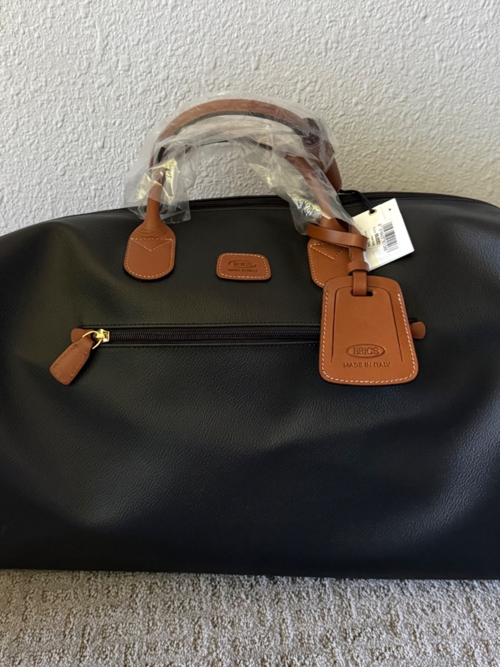 New Bric's Firenze 22" Black Travel Duffel With tags